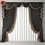 Elegant Floral Curtain: Curtain_038 3D model small image 1