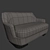 Modern Retro Minotti Sofa 3D model small image 2