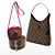 LV Flower Hobo Bag & Saintonge Box 3D model small image 1