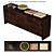 Organic Bamboo 9-Drawer Dresser 3D model small image 1