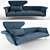 Italian Luxury Lovy Sofa 3D model small image 1