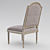 Elegant Colette Dining Chair 3D model small image 2