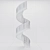 Versatile 6m High, 2m Diameter Staircase Screw 3D model small image 3