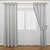 Elegant Window Curtains 3D model small image 1