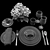 Title: Elegant Roberto Cavalli Tableware 3D model small image 3