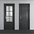 Xn Series Profildoors: 4 Interior Doors Set 3D model small image 2