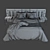 Fendi Casa Bed Pincio - Luxurious and Stylish 3D model small image 3