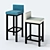 Meridiani KAGE Stool Set - Elevated Comfort 3D model small image 1
