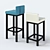 Meridiani KAGE Stool Set - Elevated Comfort 3D model small image 2