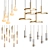 Elegant Fulcrum Light Chandelier 3D model small image 1