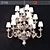 Elegant Silvano Grifoni Chandelier 3D model small image 1