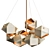 WELLES Central Chandelier: Timeless Elegance 3D model small image 1