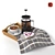 Convenient Breakfast Tray 3D model small image 1