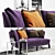 Febo Sofa: Elegant Comfort for your Home 3D model small image 2