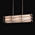 Modern Retro Moxie Chandelier 3D model small image 1