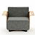 Modern Pebble Chair 3D model small image 2