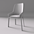 Safia Grey Polyester Dining Chair 3D model small image 3