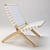 Foldable Design Classic: Carl Hansen MG501 3D model small image 1