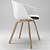Sleek Scandinavian Style: About A Chair 22 3D model small image 3