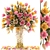 Blooming Beauty: Yellow Tulips Bouquet 3D model small image 1