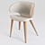 Elegant Harper Chair: Timeless Comfort. 3D model small image 1