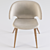 Elegant Harper Chair: Timeless Comfort. 3D model small image 3