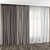 Elegant Drapes and Sheer Tulle 3D model small image 1