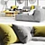Tufty Puffy Sofa Set: Elegant, Modern, Italian Design 3D model small image 2