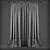 Modern Style Curtains 3D model small image 2