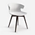Quadrifoglio Cove 4-Leg Wooden Chair 3D model small image 1
