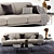 Madison Sofa: Italian Design Elegance 3D model small image 1