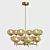 Elegant Renaldo Chandelier - Polished Beauty 3D model small image 1