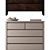 Wyeth Bamboo 5 Drawer Dresser 3D model small image 3