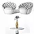 Agon Armchair: Italian Art Deco Design 3D model small image 3