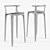 Elegant Elka Stool: Design by Oscar 3D model small image 2
