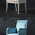 Coventry Armchair: Elegant Comfort for Your Home. 3D model small image 3