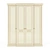 Siena Avorio 3-Door Wardrobe: Spacious and Stylish 3D model small image 2