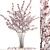 Cherry Blossom Delight: 24 White Blooms 3D model small image 1