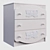 Kids Chest of Drawers 3D model small image 1