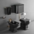 Ceramica Flaminia Efi: Elegant Bathroom Set 3D model small image 2