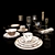 Elegant Tableware by Roberto Cavalli 3D model small image 2