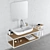 Frame Glam Single Vanity Unit 3D model small image 1