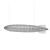 EcoWood LED Zeppelin Light 3D model small image 2
