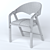 Elegant Silla Spinnacker Chair 3D model small image 3