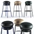 Grasso Leather Stool | Stylish and Comfortable 3D model small image 1