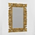 Elegance in Bronze: Mirror Frame 3D model small image 1