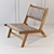 Drifted Oak Jensen Chair 3D model small image 1