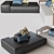 Flou Softbench: Versatile and Plush Seating 3D model small image 2