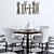 Elegant Ethan Allen Dining Set 3D model small image 1