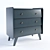 Modern 6-Drawer Chest of Drawers 3D model small image 1